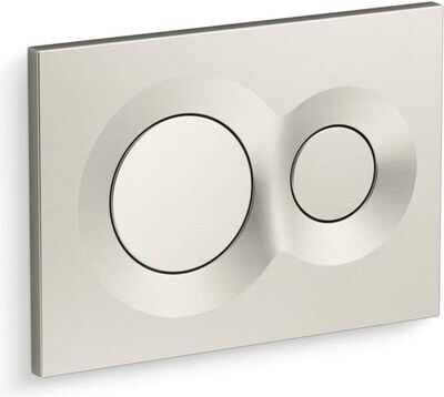 Kohler 75890-BN Lynk Flush Actuator Plate for 2"x 4" In-Wall Tank and Carrier System Vibrant Brushed Nickel
