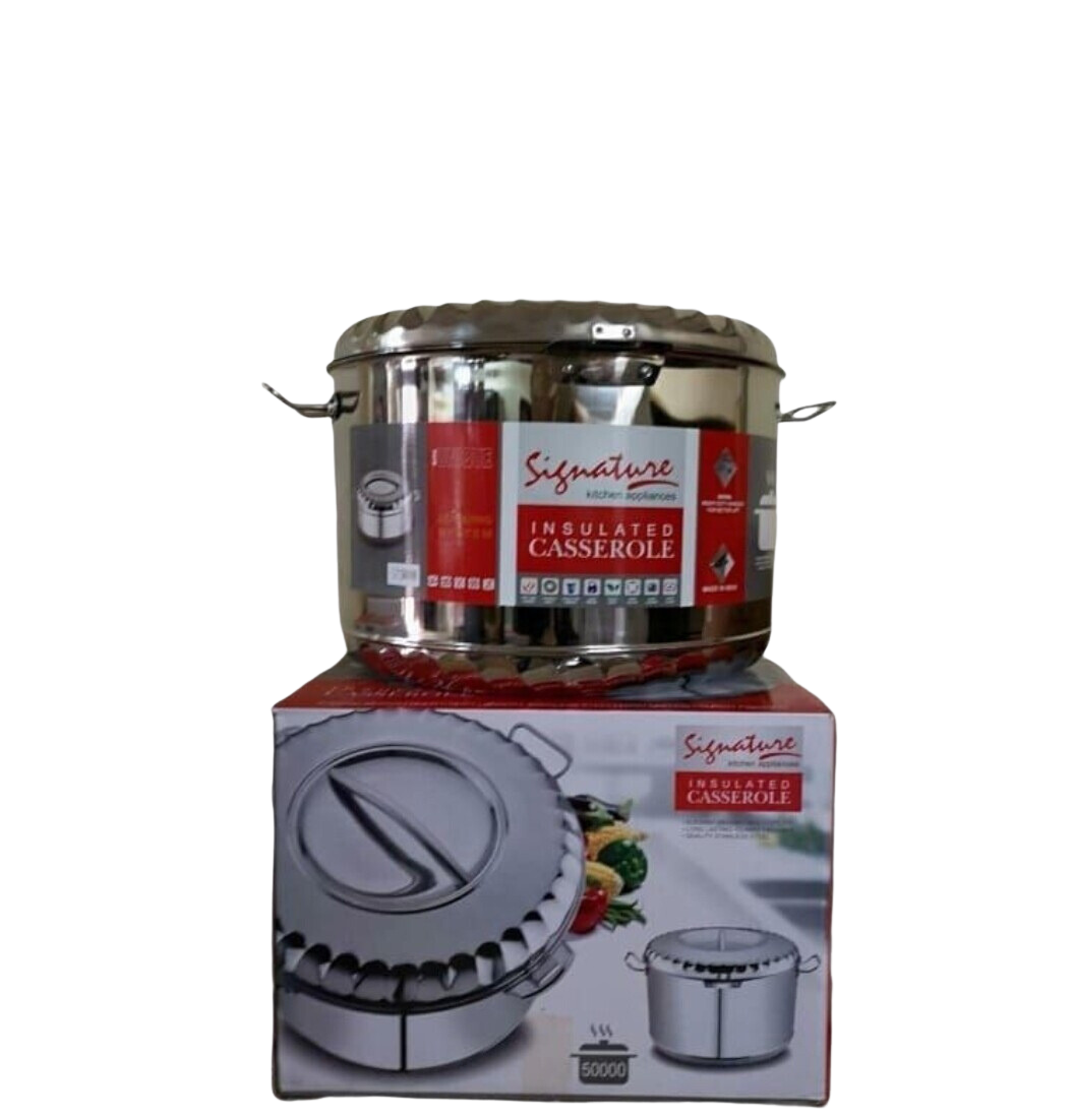 Signature Stainless steel 30L premium Hot Pot. keeps food hot