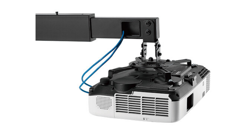 Lumi steel short throw projector wall mount (LONG) with cable management