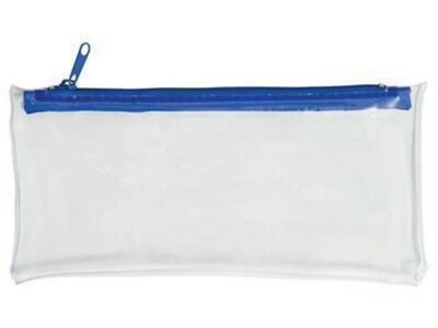 PARIS Clear Pencil Pouch Small   22X13 CMS #230787