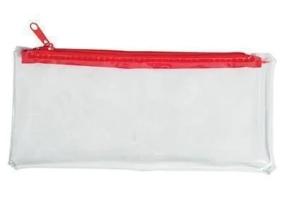 PARIS 10pcs Clear Pencil Pouch Large 32 x12cm #230786