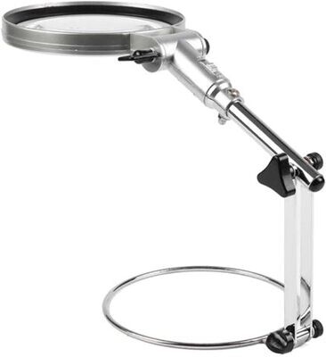 Foldable Magnifying Glass with LED Light - Large, 2X Magnification, Model YT80117