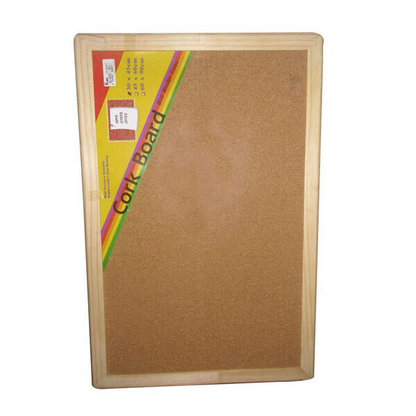 White Board with Cork &amp; Bullet in 30x45cm Model 66401