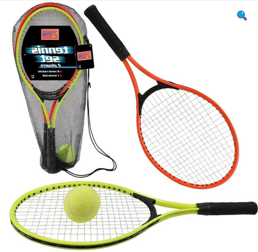 Tennis Racquet 2in1 Deluxe Tennis Play Set Age 6+