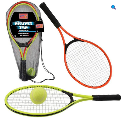 Tennis Racquet 2-in-1 Deluxe Tennis Play Set - Age 6+
