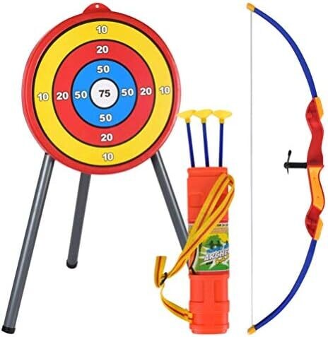Archery Toy Set - Include Target, Bow, Arrow Model 938F