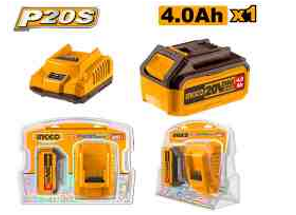 Ingco FBCPK1214 Battery Charger Kit - Efficient Charging and Power for Your Tools