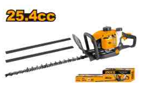 Ingco GHT5265511 Gasoline Hedge Trimmer 25.4cc - Powerful Hedge Cutting Solution for Precision