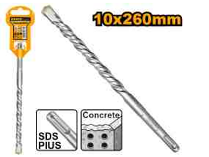 INGCO DBH1211004 SDS Plus Hammer Drill Bit - Dynamic 10x260mm Bit for Precision Drilling