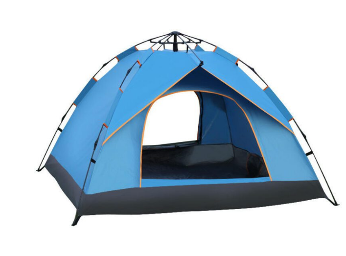 Tents - Spacious 4 Person Quick-Pop Camping Tent: Model 3711