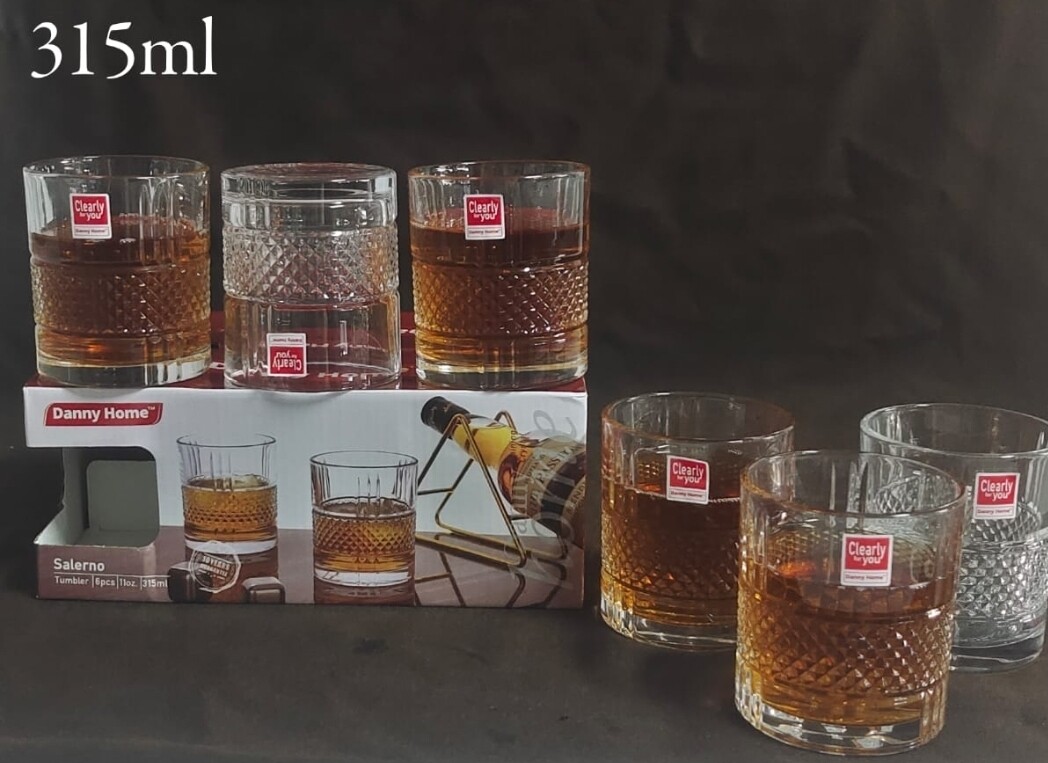 Danny Home Crystal Whisky Glass 6pcs Set 1988-25