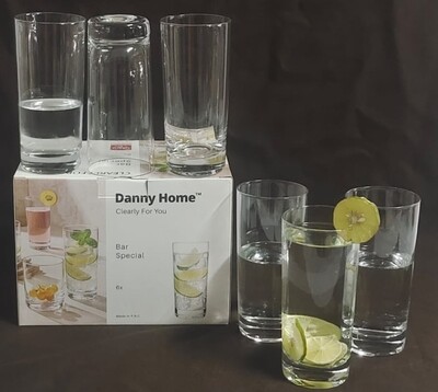 Danny Home Crystal Water Glass Tall 460Ml