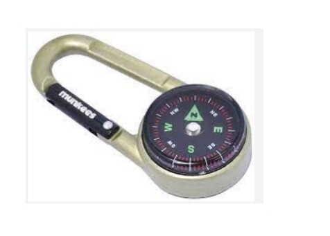 AceCamp 3135 Carabiner Compass with Thermometer