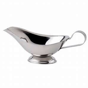 Sunnex stainless steel gravy boat 140ml #21347