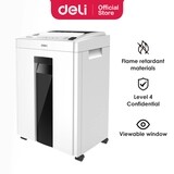 DELI T053 Cross-Cut Paper Shredder - High-Capacity Shredding for Maximum Security