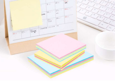 Guangbo ZGT9370 Sticky Notes - 100 Sheets, 4 Colors, Pack of 20 - Wholesale Price