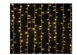 Curtain Light 2x3m, 144 LED with Controller - Clear Cable - Plug Cable Length 70cm - 220V, Model SYDA-0422102