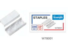 Guangbo W78001 10" Staples - 1000pcs, 20 Packs Wholesale Set