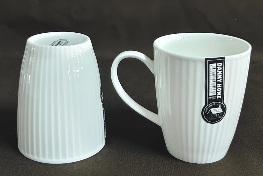 Danny Home Fine Porcelain Tea Mug 350ml (BW22-20)