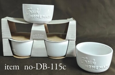 Danny Home Bakeware - 4pcs Baking Ramekin Bowls 4" DB-115C
