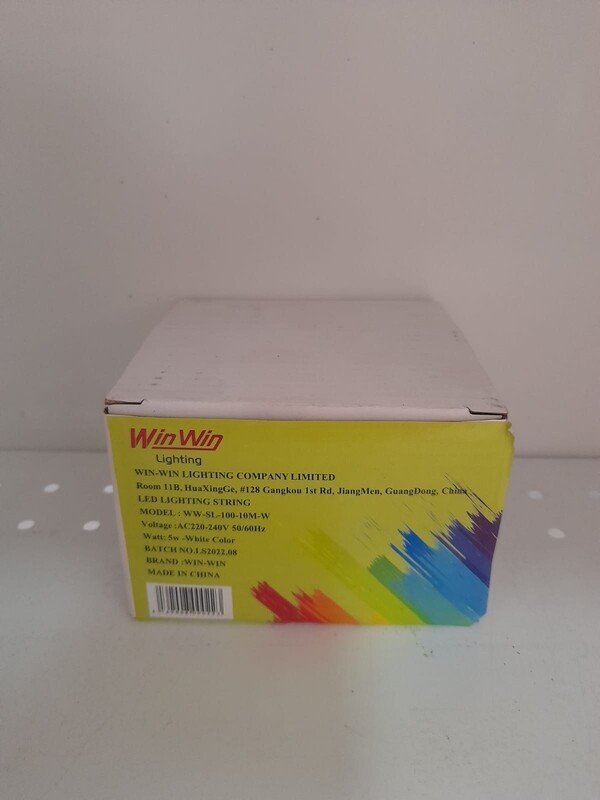 Christmas Tree Decorations - LED Lights 10m, Model WW-SL-100-10M-W, Color White