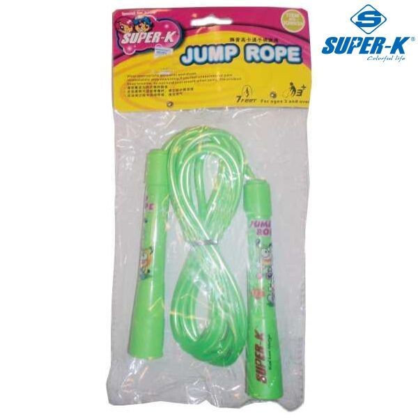 Super-k Skip Rope - Model Su0924 (Unisex Adult) - Available in Yellow, Green &amp; Blue