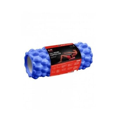 Body Sculpture Massage Foam Roller - SOL-BB-045BL-34: Relieve Tension and Enhance Flexibility with Precision Muscle Massage