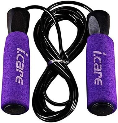 Joerex I-care JIC034 Jump Rope: Elevate Your Fitness with Smooth Agility Training in Stylish Purple