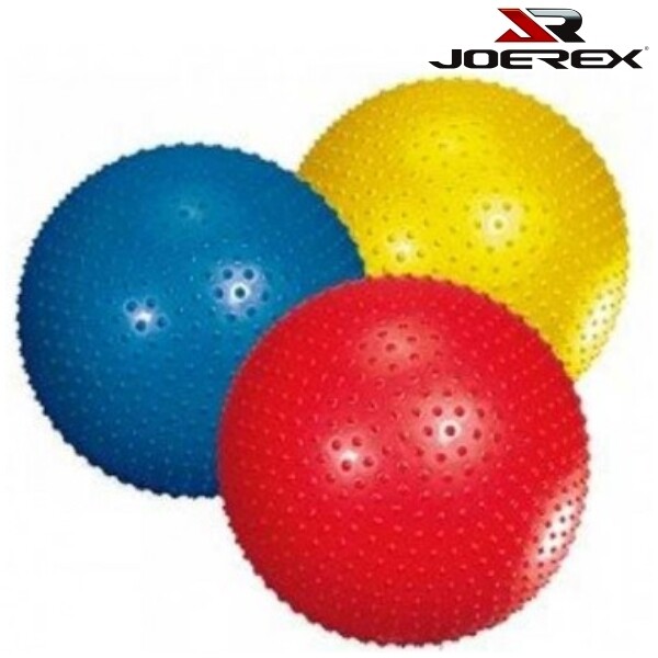 Joerex Gym Ball Dimple FB29324 Blue 26" (66cm): Total Body Workout for Effective Fitness