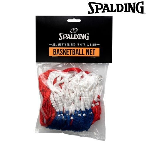 Basketball Net in Tri Colour 4mm: Easy-to-Fit, Heavy Duty Netball Net for Standard Rims