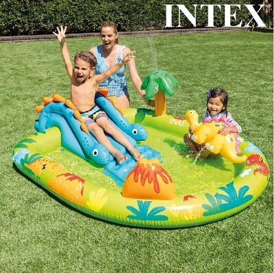 Intex Playcenter Little Dino 57166NP: Inflated Pool Adventure for Kids
