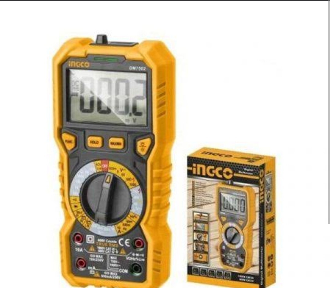 INGCO DM7502 Digital Multimeter – Precision Measuring for Every Electrical Task