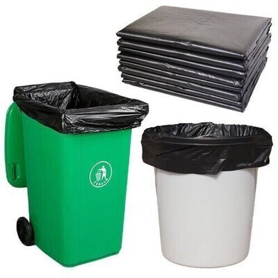 Wholesale Deal: 25pcs Jumbo Quality Bin Liners 30x36 Inch (75x90cm) - Garbage Bags Up to 80kg Capacity
