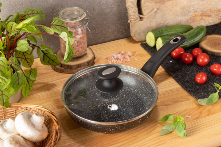 Edenberg Non-Stick Frypan 26cm EB-4110 - Ceramic-Marble Coat, Pressed Aluminum