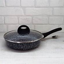 Edenberg Non-Stick Granite Coated Frypan 26cm EB-3438 with Glass Lid - Induction Friendly