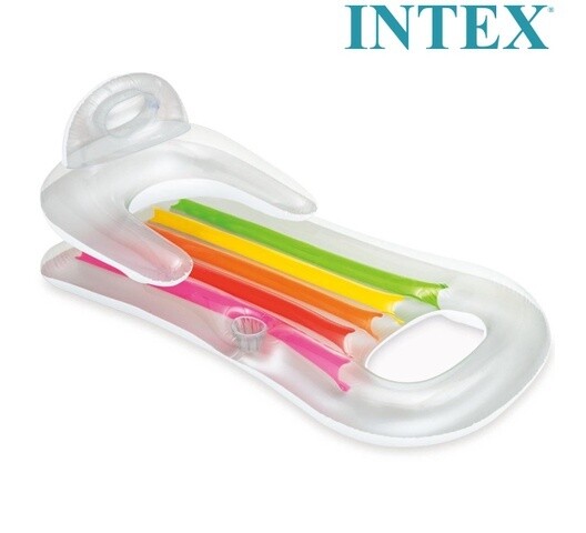 Intex Lounge King Kool 58802 - Comfortable In-Water Relaxation with Cup Holder