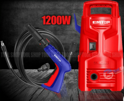EMTOP Original High Pressure Washer 1200W – Copper Motor – EHPW1201