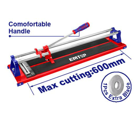 EMTOP ETCR6001 Tile Cutter - 600mm Max Cutting Length
