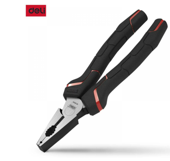 Deli DL512108 Labor-Saving Needle Nose Pliers With Insulated Handle - Voltage Resistant Wire Cutter Plier Hand Tools
