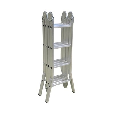 Multipurpose folding aluminum ladder. Perfect for indoors, shops, outdoors or warehouse use  4x 4(Fold)