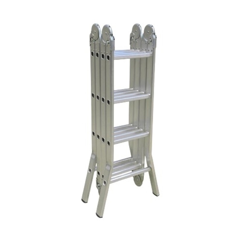 Get the job done quickly and safely with this multipurpose folding aluminum ladder. Perfect for indoors, shops,  3x 4(Fold)