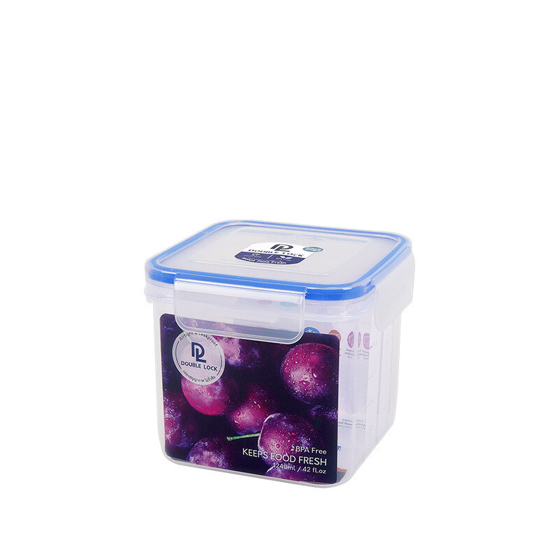 Double Lock Modular Food Keeper 1240ml D9124 - Freshness and Convenience Combined
