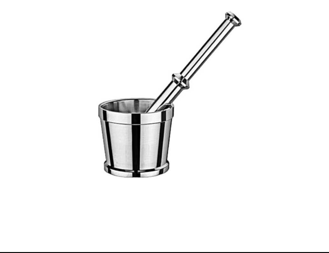 Signature Medium Stainless Steel Mortar &amp; Pestle no 4
