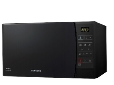 SAMSUNG 20L Solo Microwave Oven ME731K-B, 800W, Ceramic Enamel Cavity, Membrane Control - Black (490 x 275 x 340 mm)