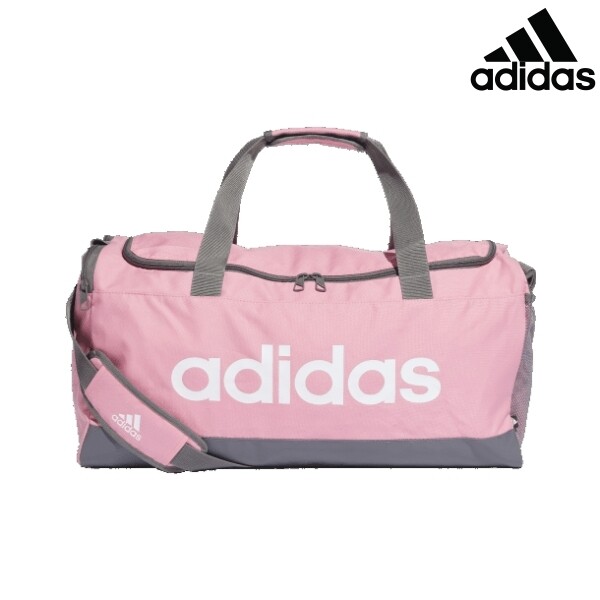 Adidas Linear Duffel Bag M Pink - Unisex Adult Holdall for Active Lifestyles