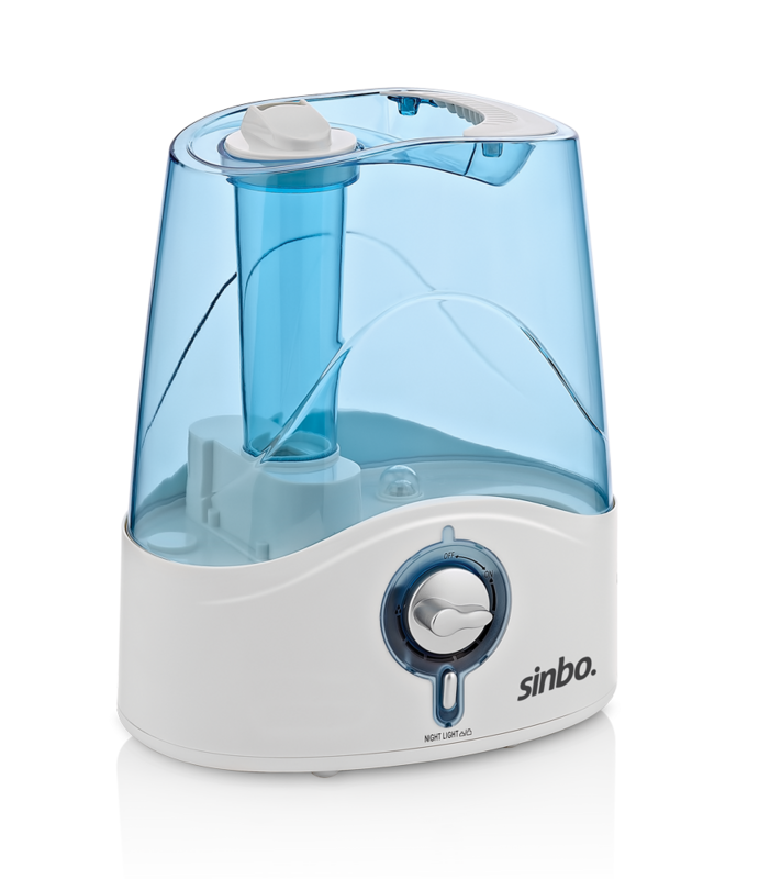 Sinbo SAH 6107 Air Humidifier - 5L Capacity, Ultrasonic Technology, Auto Turn-Off, White