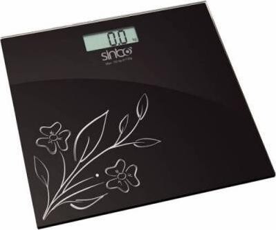 Sinbo Digital Bathroom Scale - Model SBS-4421 with Memory Function, Auto Shut Off, and Glass Material