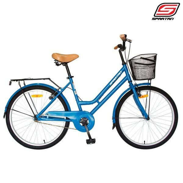 Spartan Bicycle Classic Bike 24inch Black - SP-3076