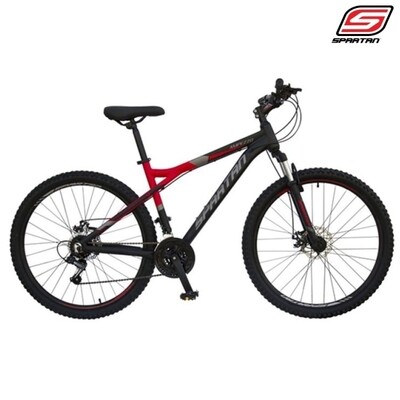 Spartan Bicycle 27.5&#39;&#39; Ampezzo Alloy 21-Speed Mountain Bike Red - SP-3005
