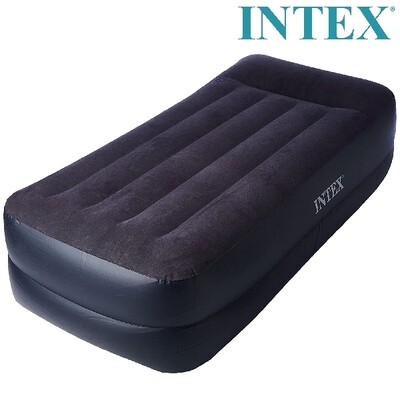 Intex Twin Pillow Rest Raised Airbed - Comfort and Durability for a Restful Night